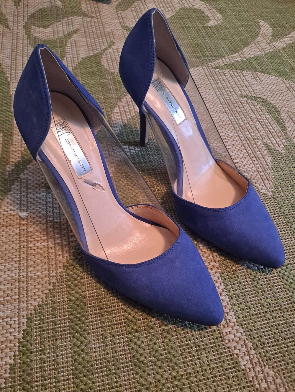 INC Concepts Blue Pointed-Toe D'Orsay Pump - Women
